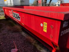 15 cubic yard dumpster