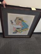 Norman rockwell, dreamboat, signed and numbered