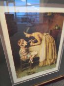 Norman Rockwell artist proof, Tom Sawyer the medicine