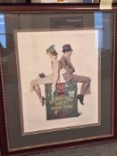 Norman Rockwell signed proof 71/200, Gaeity Dance Team
