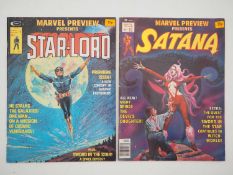 MARVEL PREVIEW #4 & 7 (2 in Lot) - (1976 - MARVEL/CURTIS) - Includes the first appearance of Star-
