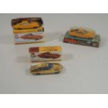 DINKY - A group of 'Gerry Anderson's UFO' 352 'Ed Straker' cars comprising a yellow variant in