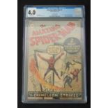 AMAZING SPIDER-MAN #1 (1963 - MARVEL - UK Price Variant) - GRADED 4.0 (VG) by CGC - First appearance