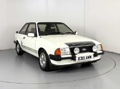 1984 Ford Escort XR3i