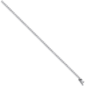 18ct White Gold 2.00ct Diamond Tennis Bracelet