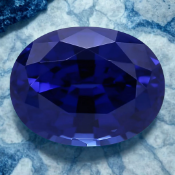 8.13ct Royal Blue Sapphire, Oval Cut