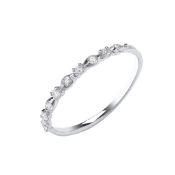 ** ON SALE ** 9ct White Gold 0.15ct Diamond Eternity Ring
