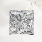 2.00ct Princess Cut Diamond, H Colour, VS1 Clarity, IGI Certified
