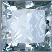 Princess Cut Diamond 2.00 Carat Fancy Vivid Blue VS1 Clarity IGI Certificate