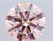 Round 6ct Diamond, Fancy Vivid Pink Colour, VS1 Clarity, IGI Certified