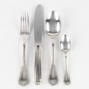 Christofle, Malmaison, A 24-piece Silver-Plated Cutlery Set.