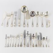 Christofle, Marly, A 194-piece Silver-Plated Cutlery Set.