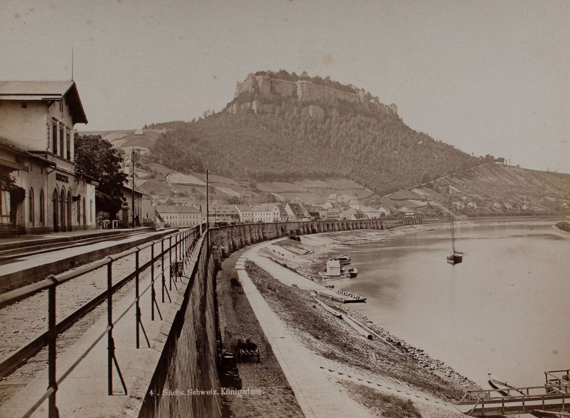 Friedrich und Ottilie Brockmann | Königstein | Fotografie | Um 1890 - Bild 2 aus 3