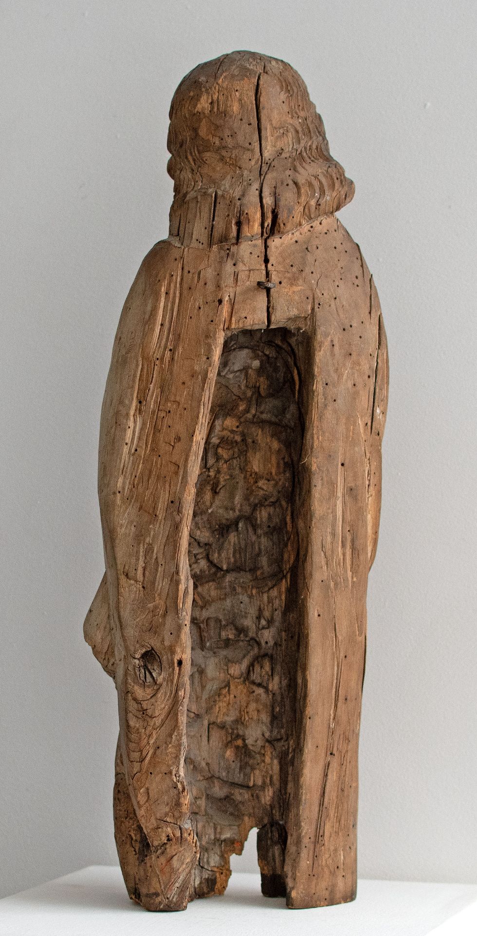 Süddeutscher Bildhauer | Apostel Johannes | Skulptur | Um 1500 - Bild 5 aus 7