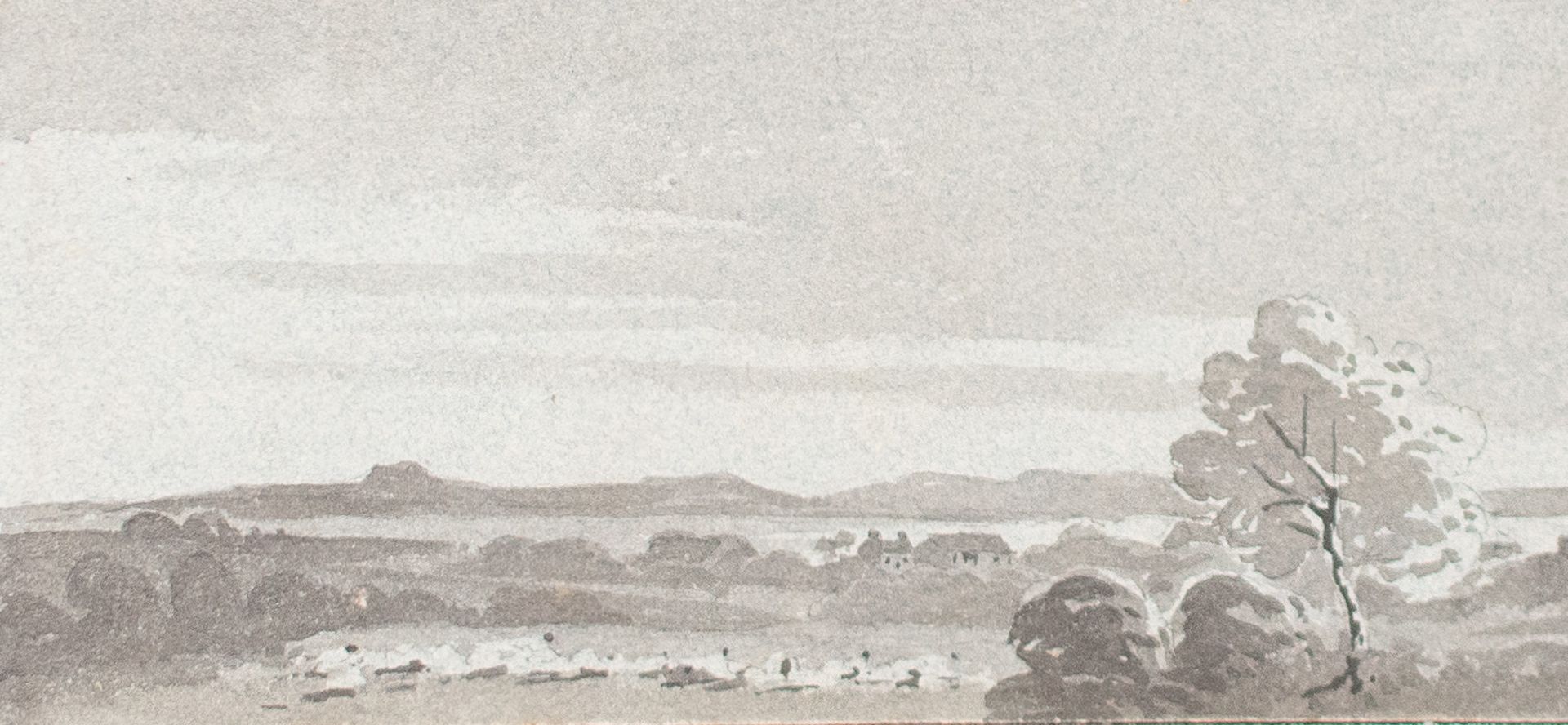 Künstler der Romantik | Landschaft und Boot | Feder und Tusche, laviert | 18./19. Jhd. - Bild 2 aus 5