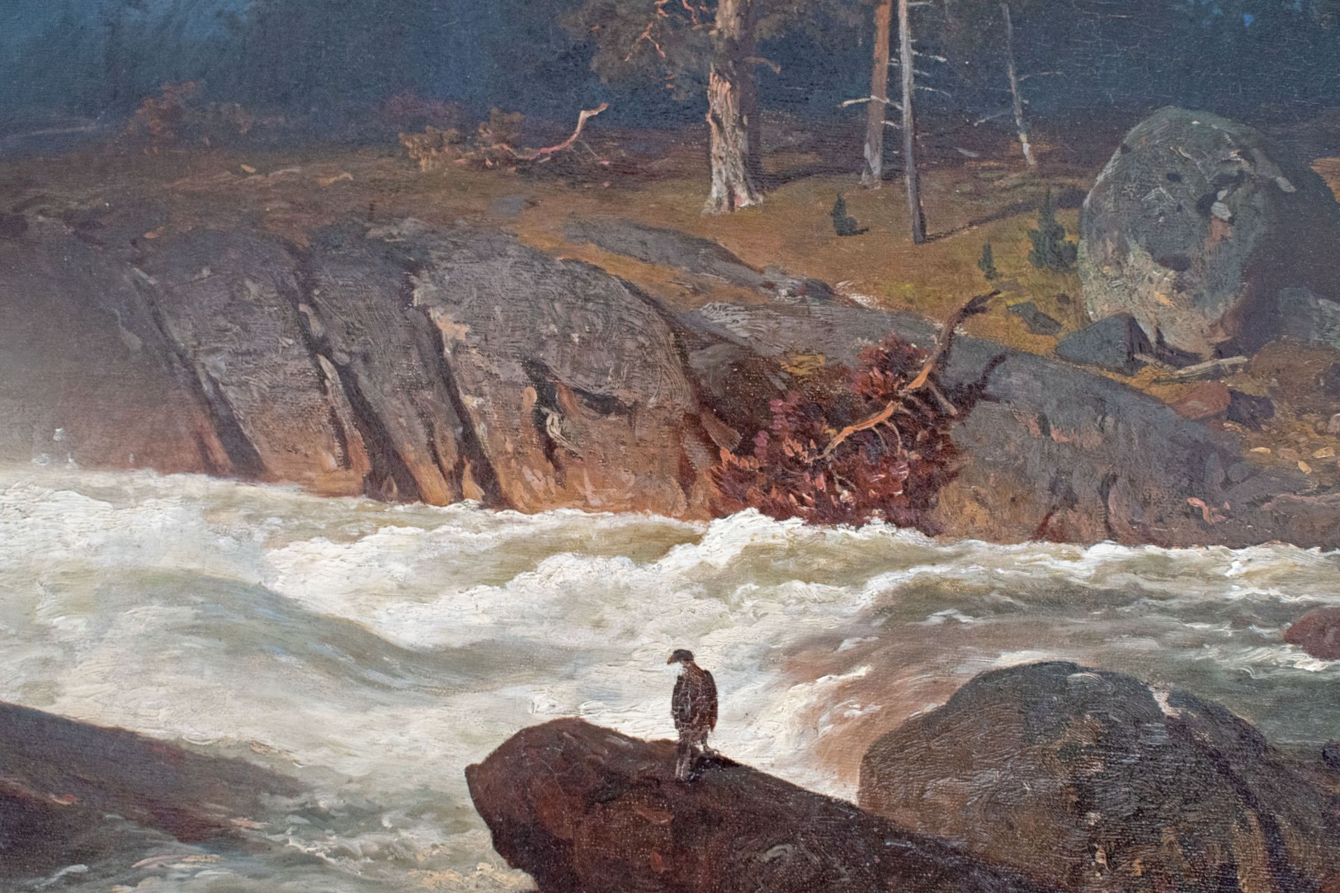 Axel Nordgren | Trollhättan-Fälle | Ölmalerei | 2. Hälfte 19. Jhd. - Bild 5 aus 9