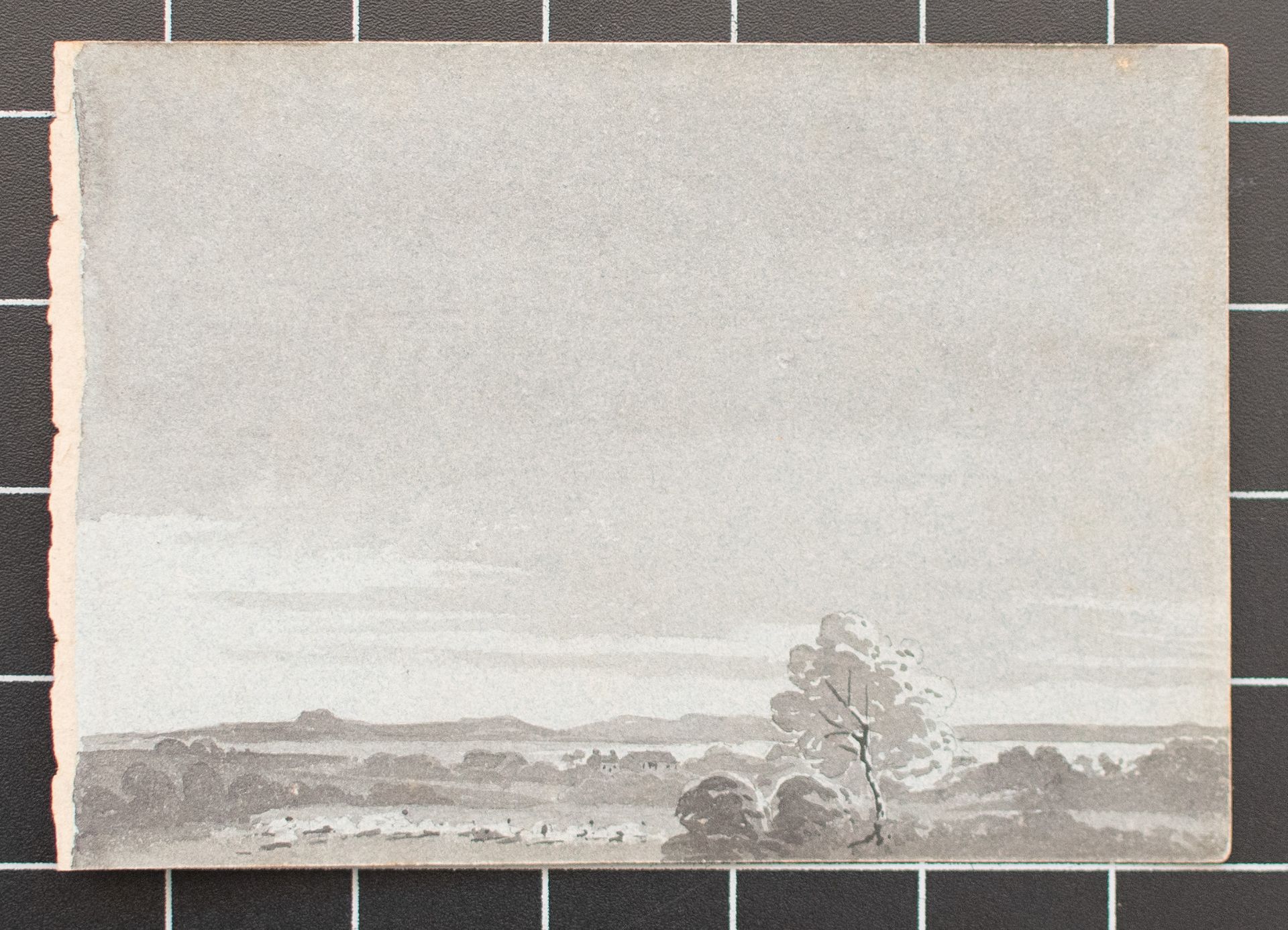 Künstler der Romantik | Landschaft und Boot | Feder und Tusche, laviert | 18./19. Jhd. - Bild 4 aus 5