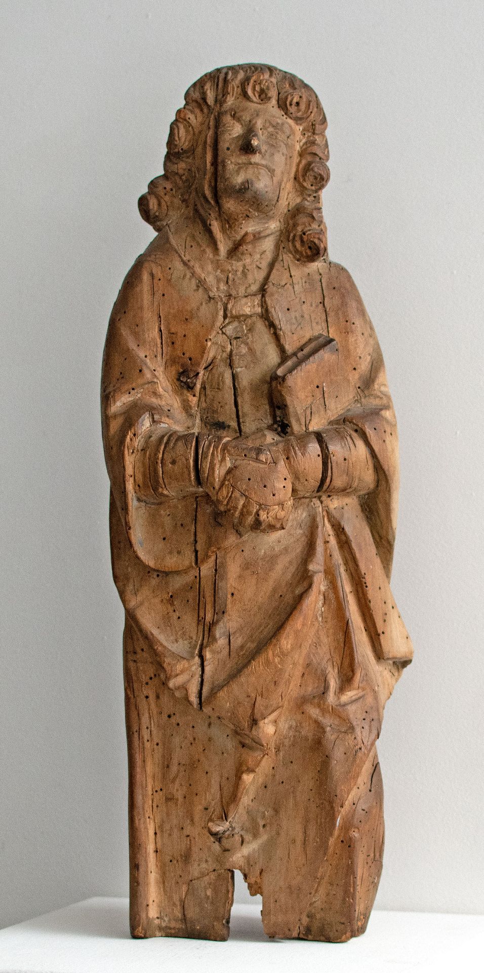 Süddeutscher Bildhauer | Apostel Johannes | Skulptur | Um 1500 - Bild 3 aus 7