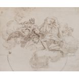 Italienischer Künstler | Allegorische Szene | Braune Feder über Bleistift | 17. Jhd.