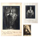 Adolf Dous | Marta Fuchs Fotografien mit eigenhändiger Widmung | Fotografie | 1933-39