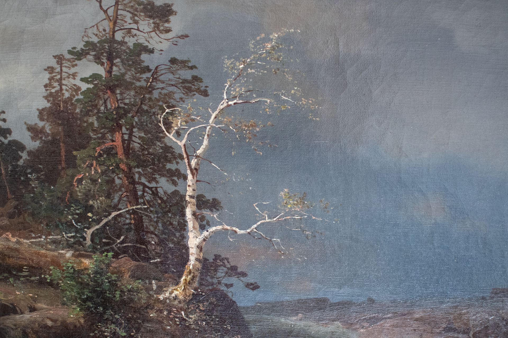 Axel Nordgren | Trollhättan-Fälle | Ölmalerei | 2. Hälfte 19. Jhd. - Bild 4 aus 9