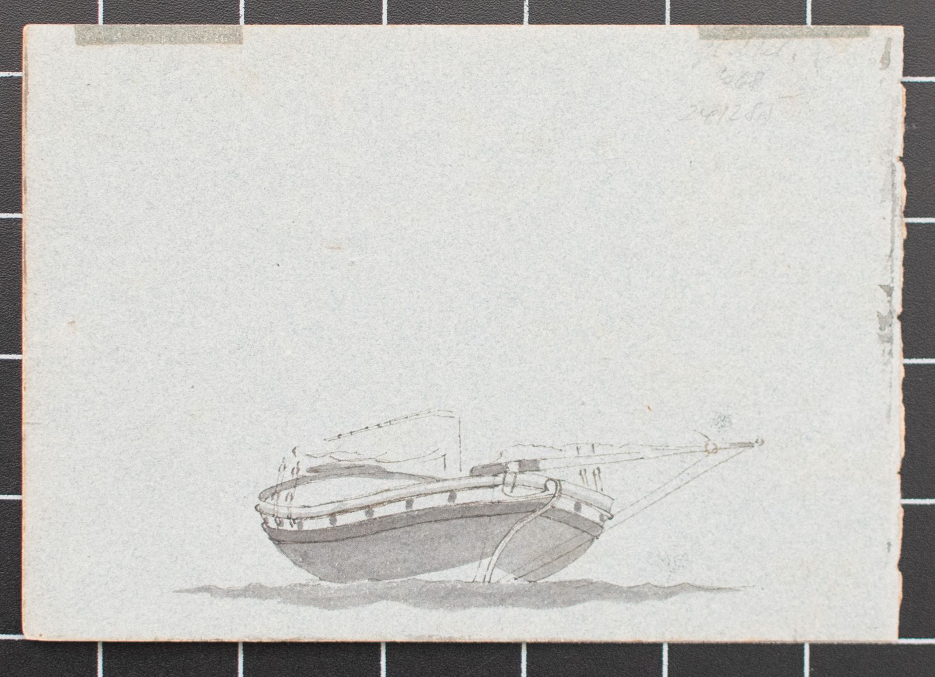 Künstler der Romantik | Landschaft und Boot | Feder und Tusche, laviert | 18./19. Jhd. - Bild 5 aus 5