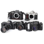 A Group of 35mm Cameras,