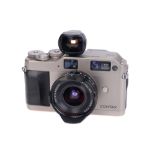 A Contax G1 Rangefinder Camera,