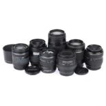 A Group of Digital Camera Lenses,