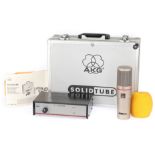 An AKG Solidtube Studio Microphone,