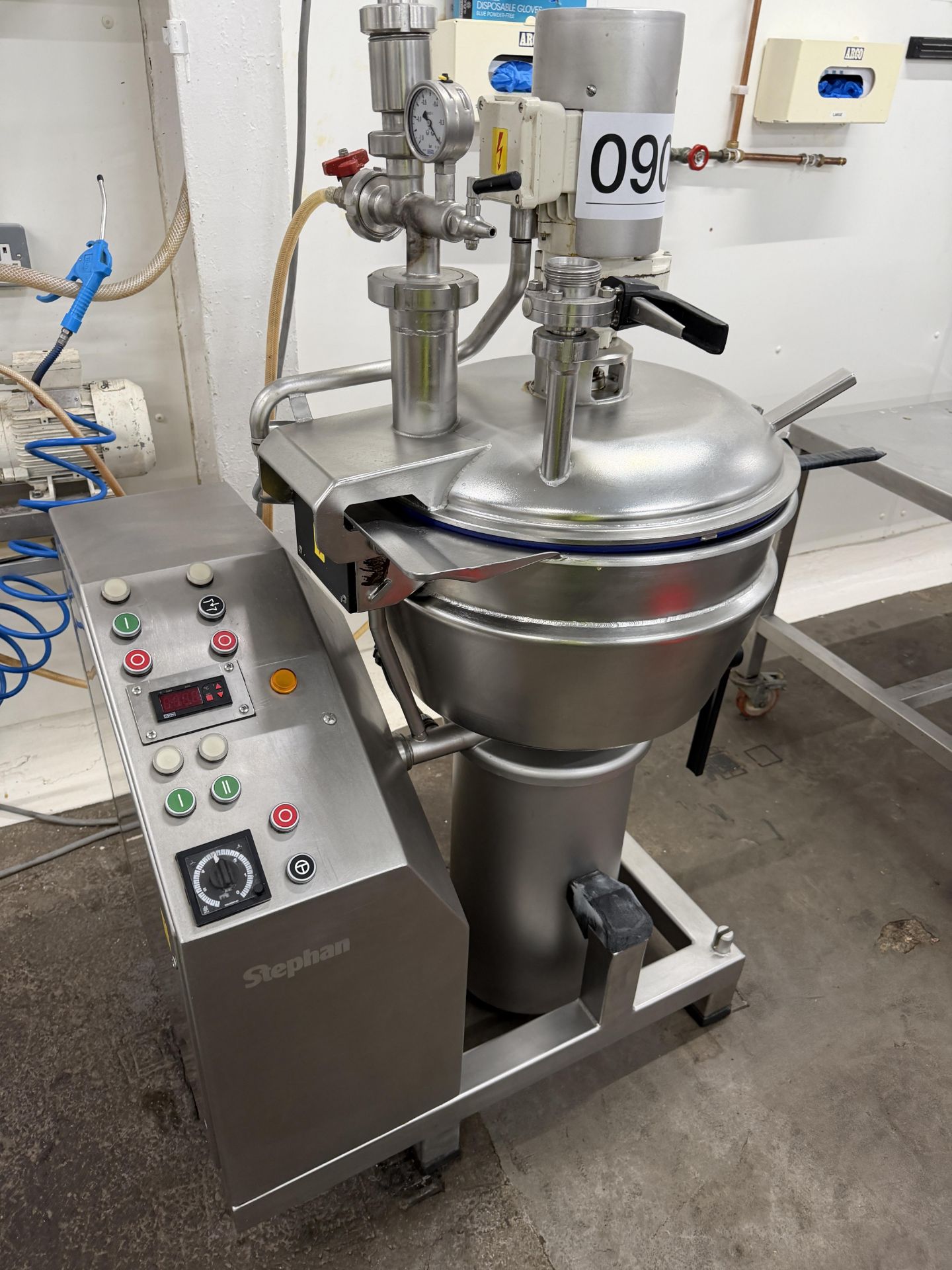1 x Stephan UM 44E e. Emulsifying / Cooking and mixing with pump unit ...