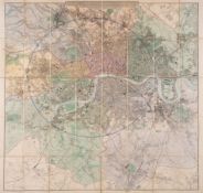 London.- Davies (Benjamin Rees) Davies's New Map of the British Metropolis, engraved map, full ha...