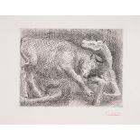 Pablo Picasso (1881-1973) Taureau Attaquant Un Cheval (Bloch 44; Baer 60)