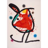 Joan Miró (1883-1983) Le Guerrier Mongol (Mourlot 1092)