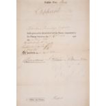 Jane Austen's brother.- [Austen (Sir Francis William)].- HMS Elephant - Public Fee, "Jonathan Fur...