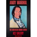 Andy Warhol (1928-1987) Poster for Andy Warhol, The American Indian Series at the ACE Gallery, P...