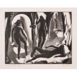 Hughes-Stanton (Blair) Turkish Bath; Rebirth, two wood-engravings, c.1929-1930; and 3 others (5)