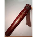 Old paulownia wood lacquerware guqin, handmade and inlaid with gemstones [Yilufa] Handmade lacquerwa