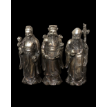 Silver Ming Dynasty Xuande Period Buddha Statue Ornament