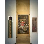 Chen Juzhong's Fine Silk - Elegant Gathering Hanging Scroll