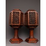 Rare rosewood lantern