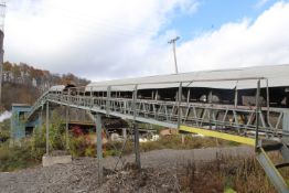 Approx. 200"x32" Concave Belt Conveyor