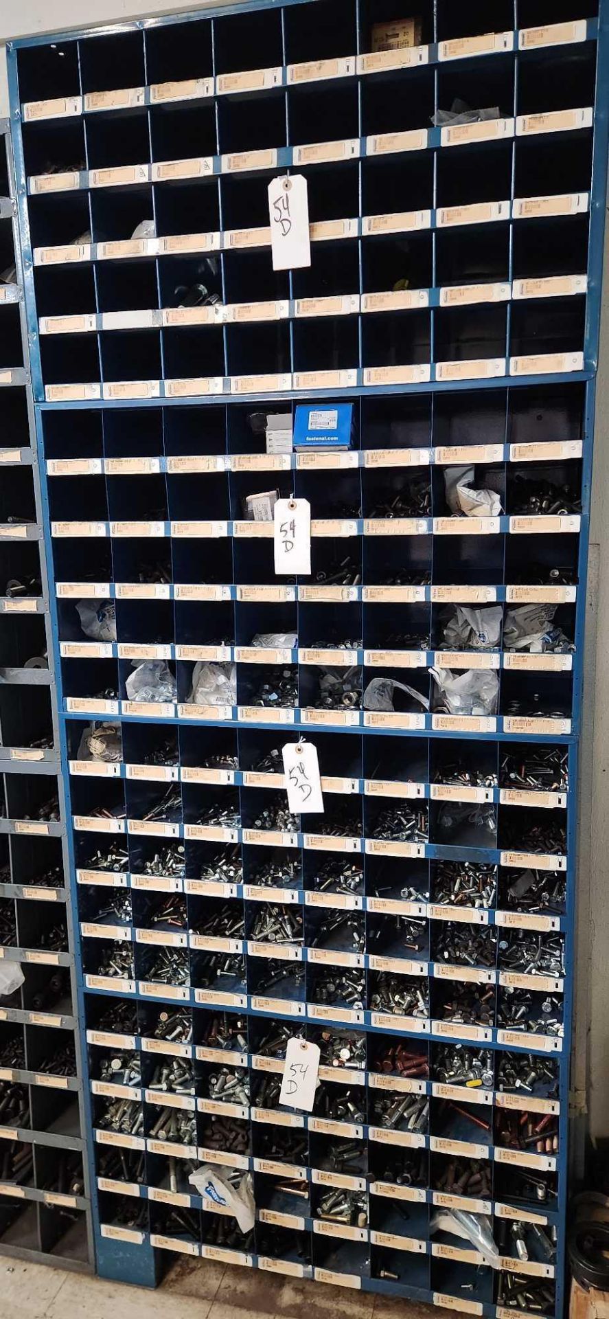 (4) Hardware Sections each unit of storage measures 8 across and 5 down ...