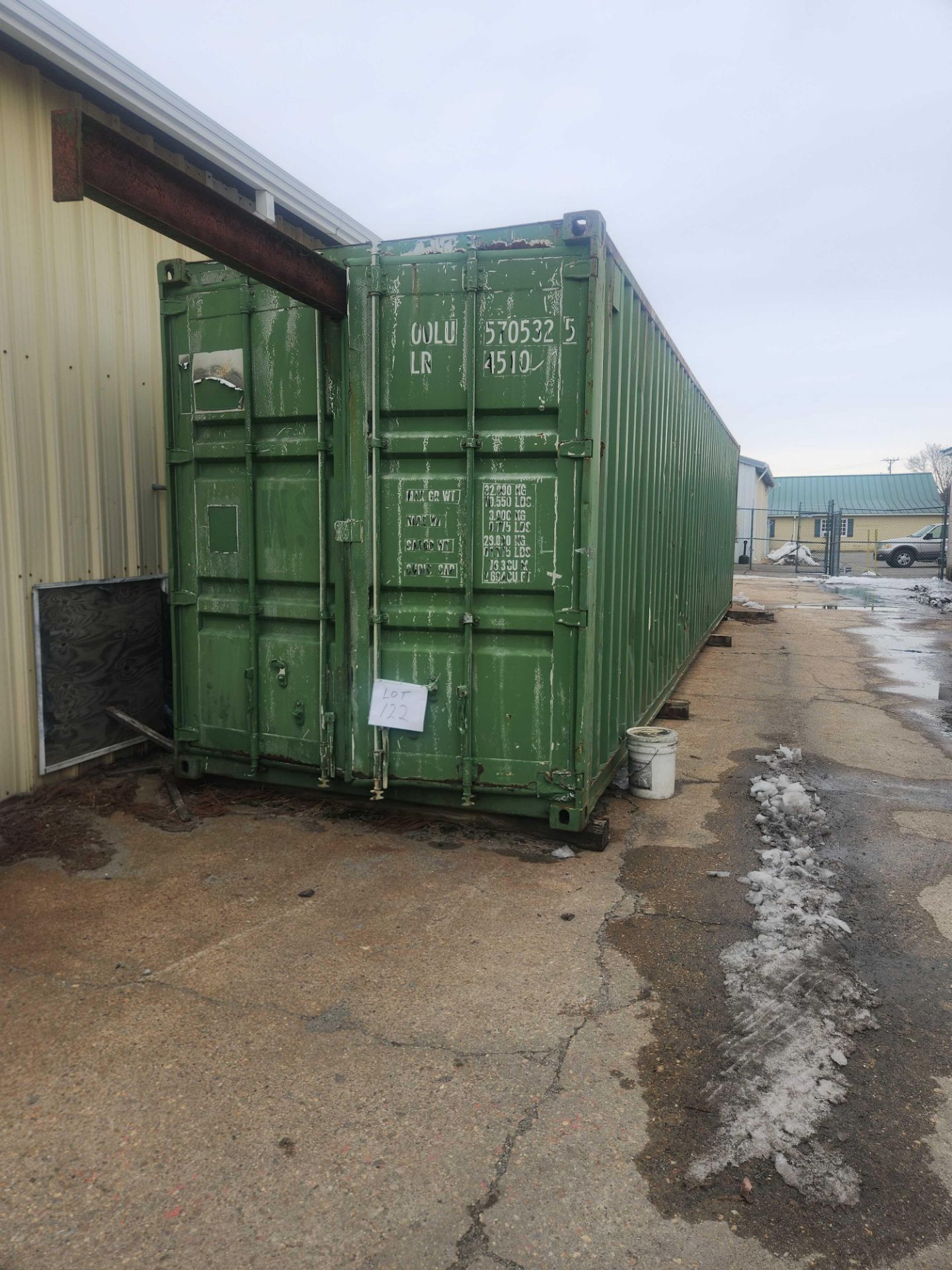 Container Catalog Standard shipping container. 40' Long, 8' Wide. Contents Included.