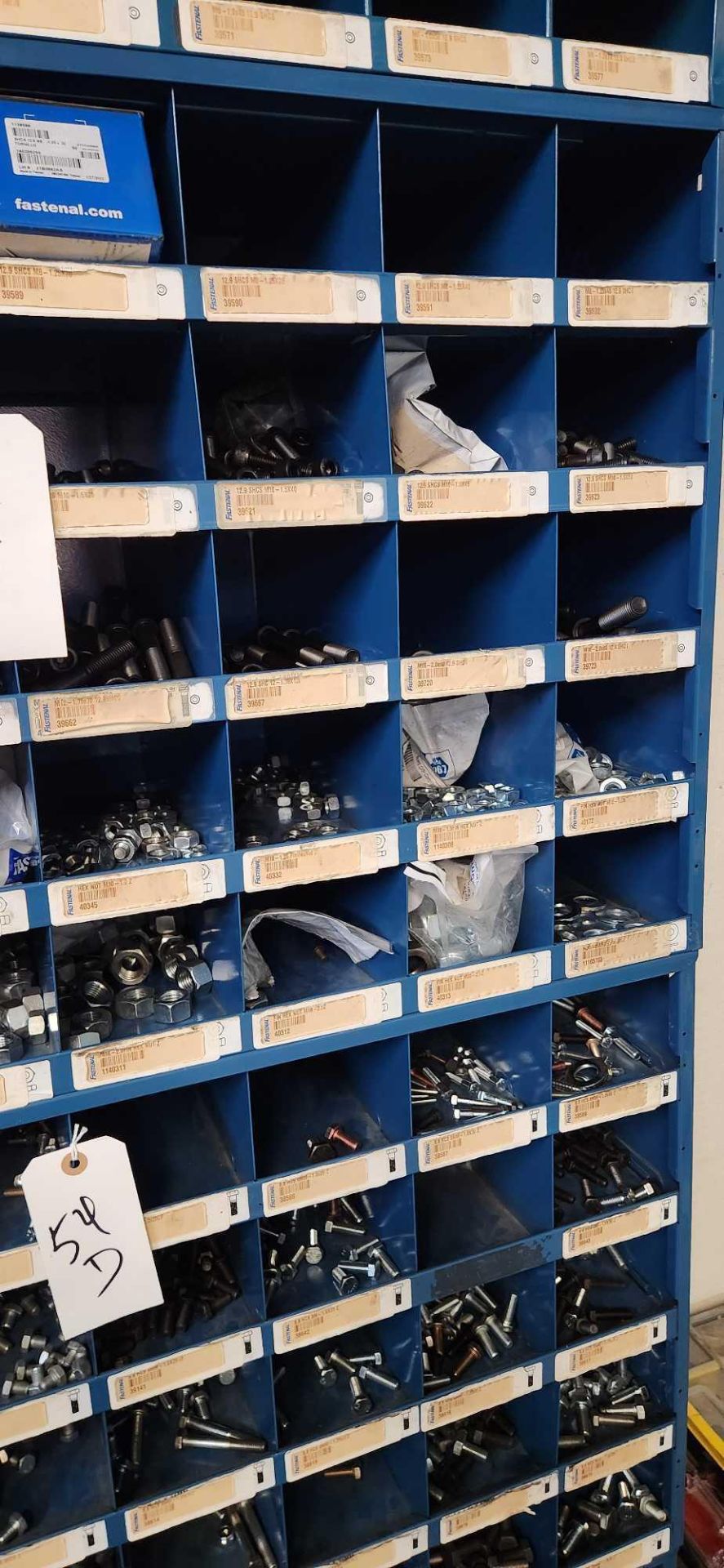 (4) Hardware Sections each unit of storage measures 8 across and 5 down ...
