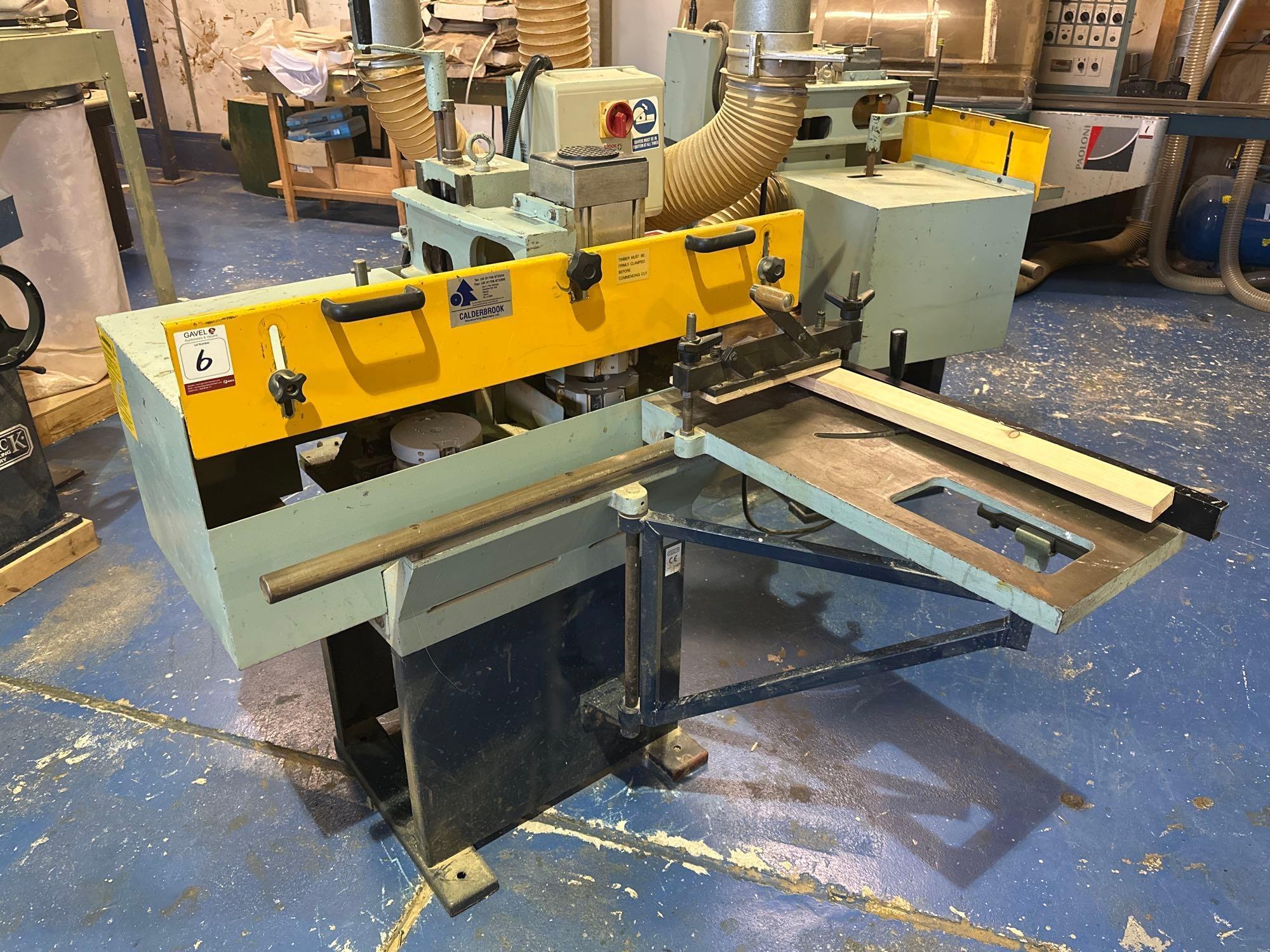 Sedgwick Tenoner, Model No. N/A, 3-Phase, Overall Machine Measurements ...