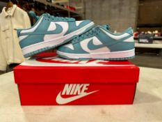 Nike Dunk Low Retro - White/Denim Turq, Size 9.5 M