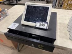 Lot of Cash Drawer and IPad *No Key for Cash Drawer & IPad Password Locked*