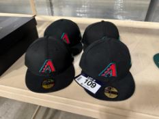 Lot of (4) New Era Arizona Diamondbacks Baseball Hats
