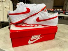 Nike Dunk Low Retro - White/Picante Red, Size 12 M